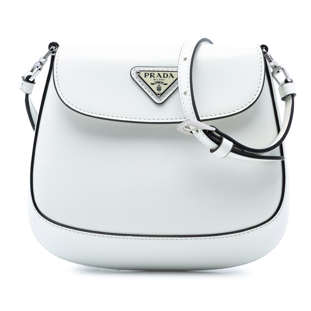 Pre-Loved Prada Mini Brushed Leather Cleo Bag - Picture 1 of 6
